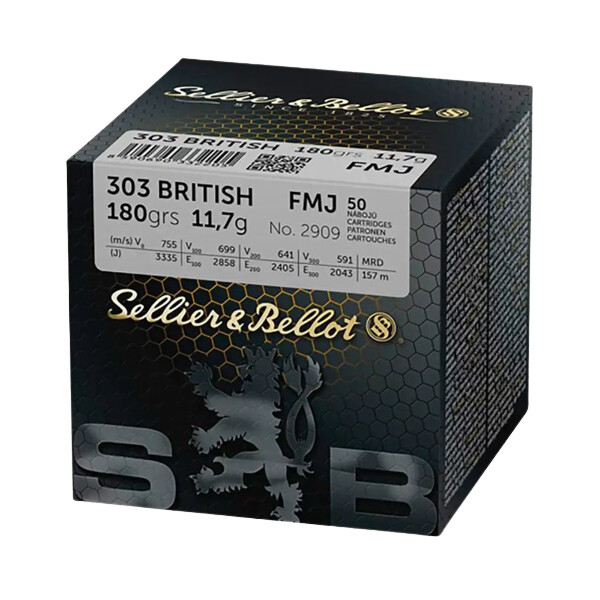 S&B 303 British 180gr.FMJ