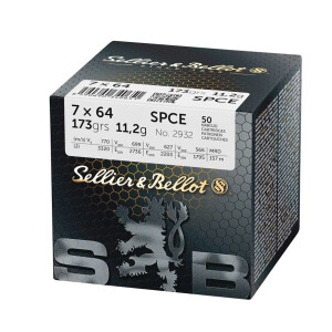 S&B 7x64 - 11,2g - SPCE (50pcs)