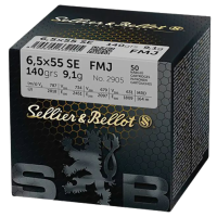 S&B 6,5x55  140gr.FMJ 50 St.