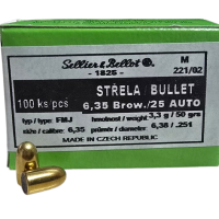 S&B .251 - 50gr FMJ ( 6,35 Browning ) - 1