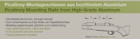 ERA Picatinny-Montageschienen aus hochfestem Aluminium 2