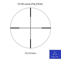 Delta Optical Titanium HD 4-24x50 HD SF MOA change turrets D