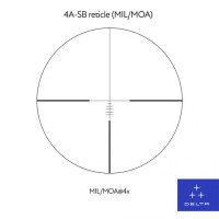 Delta Optical Titanium HD 4-24x50 HD SF MOA change turrets 4