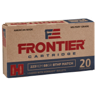 Frontier/Hornady 223Rem. - 68gr. BTHP Match  