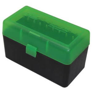 MTM Ammo box RMLD 50 (vert/noir) 1 Pc.
