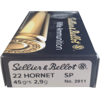 S&B 22 Hornet  - 45gr SP productbox
