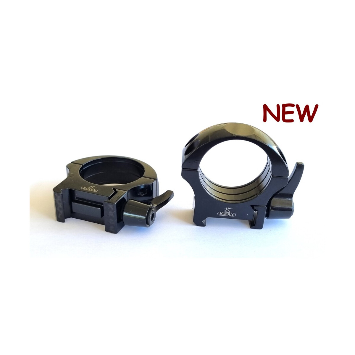 Zieloptik Montagesatz Rusan 2er-Set 30mm Ringmontage Für 21mm Weaver/ Picatinny - Hohe Schussfestigkeit Mit Anti-Rutsch-Einlage Rusan Ringmontage Set