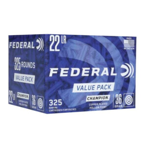 Federal  Champion Copper Plated High Velocitiy HP .22 325...