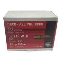 Geco .277 - 9,7g. / 150gr. Plus - 50 pcs. 1