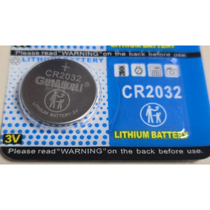 Lithium Batterie CR2032 - 3V.