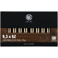 RWS 9,3x62 - 18,8g. Evo - 20 St.