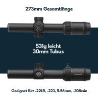 Vector Optics SCOC-38 Forester 1-8x24 SFP riflescope