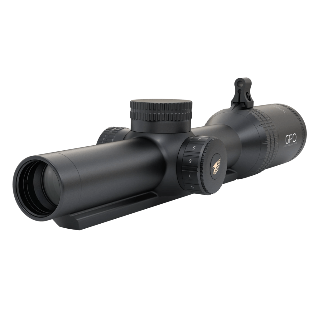 ザエムロニページ GPO Spectra 8x 1-8x24i Riflescope – G4i Reticle, with Rail